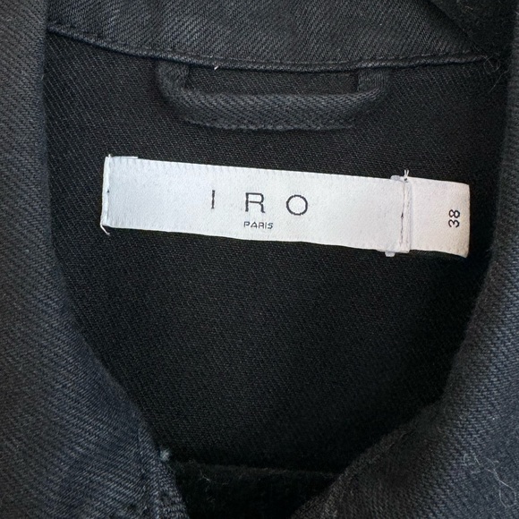 IRO Paris Flora Dark Grey Denim Playsuit / Romper - Picture 6 of 8